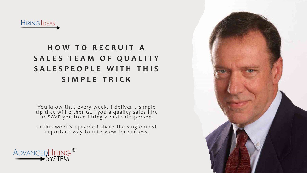 Recruit a Sales Team